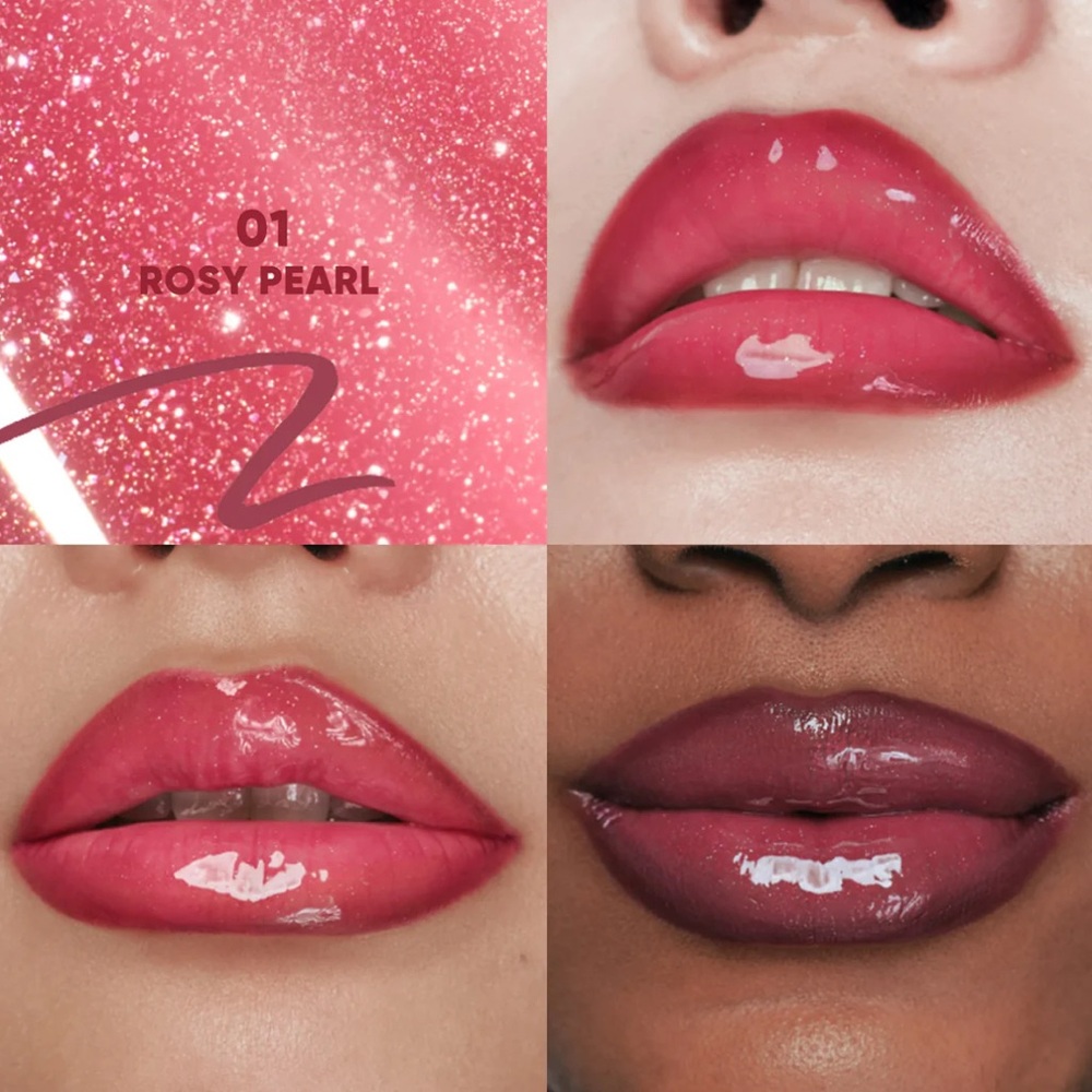 JudyDoll Rosy Pearl Peel Off Stain and Plumping Oil Duo- rose pink, waterproof